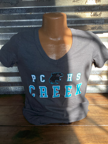 Panther Creek (v-neck creek) Short Sleeve Tee