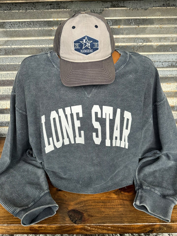 Lone Star (Standard) Cropped Corded Crewneck