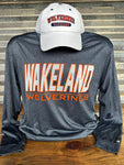 Clearance- Wakeland (Large Block) L/S Dryfit Tee