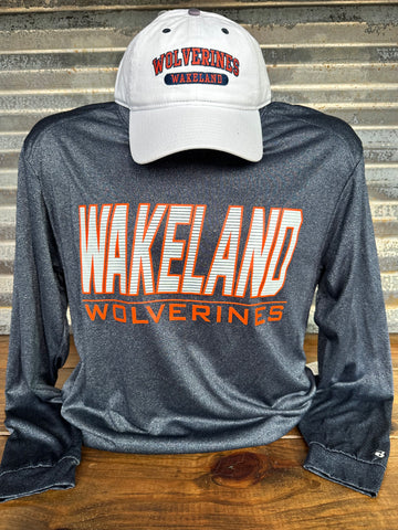 Clearance- Wakeland (Large Block) L/S Dryfit Tee