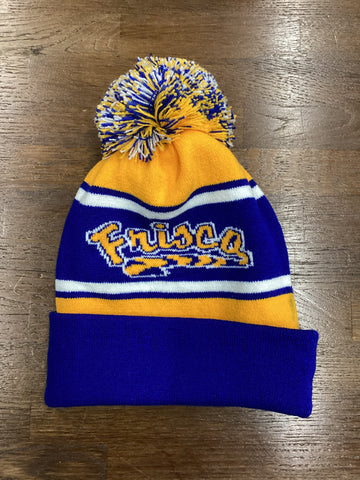 Frisco Knit In Custom Pom Beanie