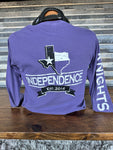 Independence (Texas Back) Comfort Colors L/S Tee