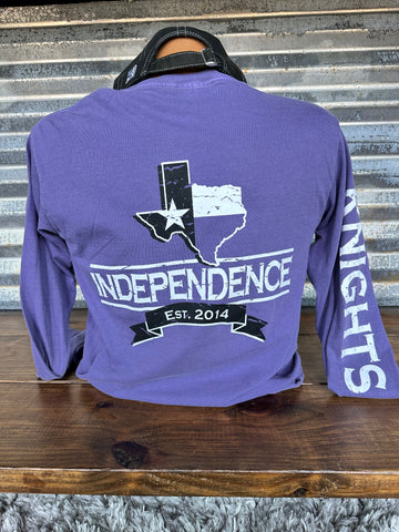 Independence (Texas Back) Comfort Colors L/S Tee